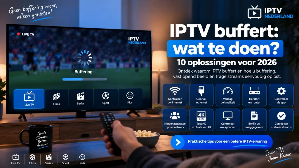 iptv buffert wat te doen